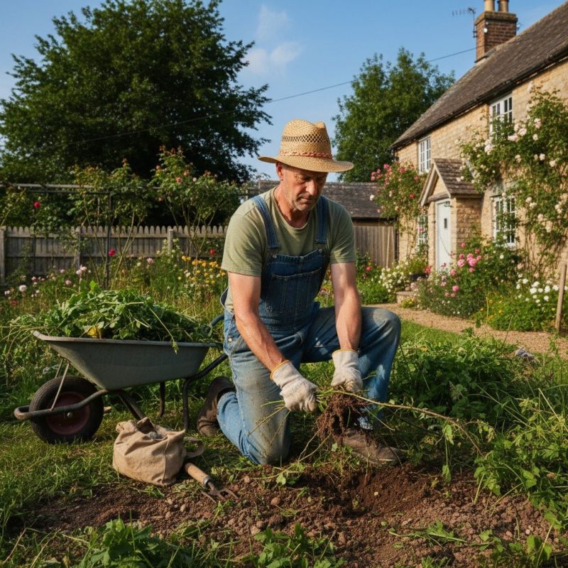 Garden Weed Pulling