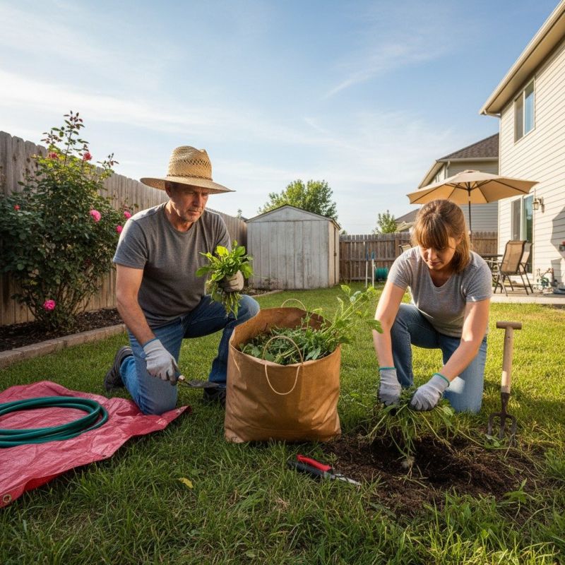 Garden Deweeding Service